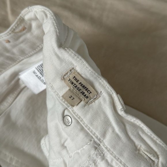 Madewell White The Perfect Vintage Jean - Picture 3 of 5